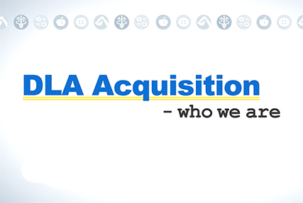 Video still from the DLA Acquisition Professionals series