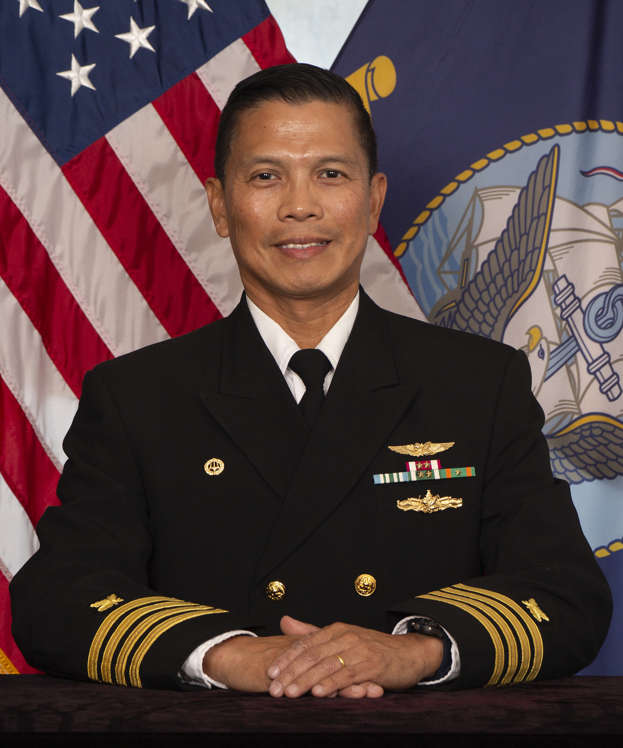 Capt. Edelio Joloya, SC, USN, Commander