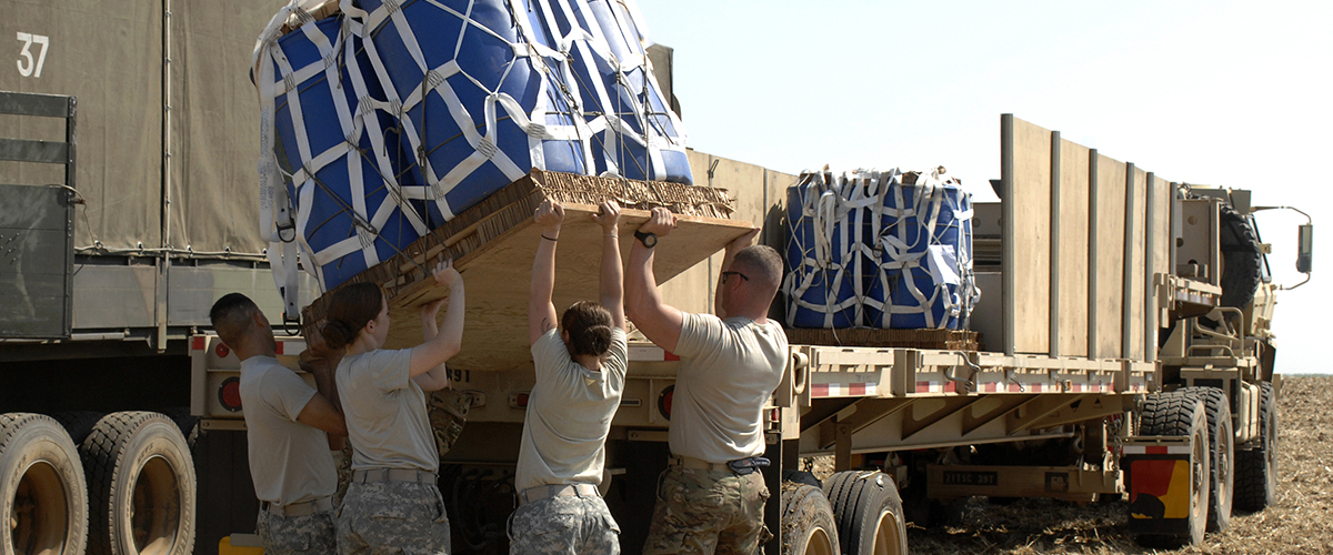 DLA provides supplies like those being unloaded from this truck, but it also provides resources to work with the agency better DLA provides supplies like those being unloaded from this truck, but it also provides resources to work with the agency better