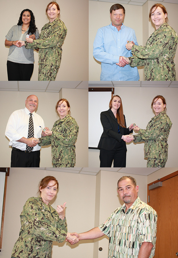 Puget Sound associates recieve commander's coins