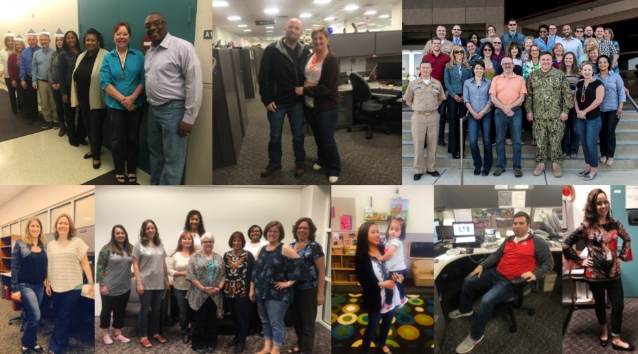 DSCC associates image collage in support of Denim Day