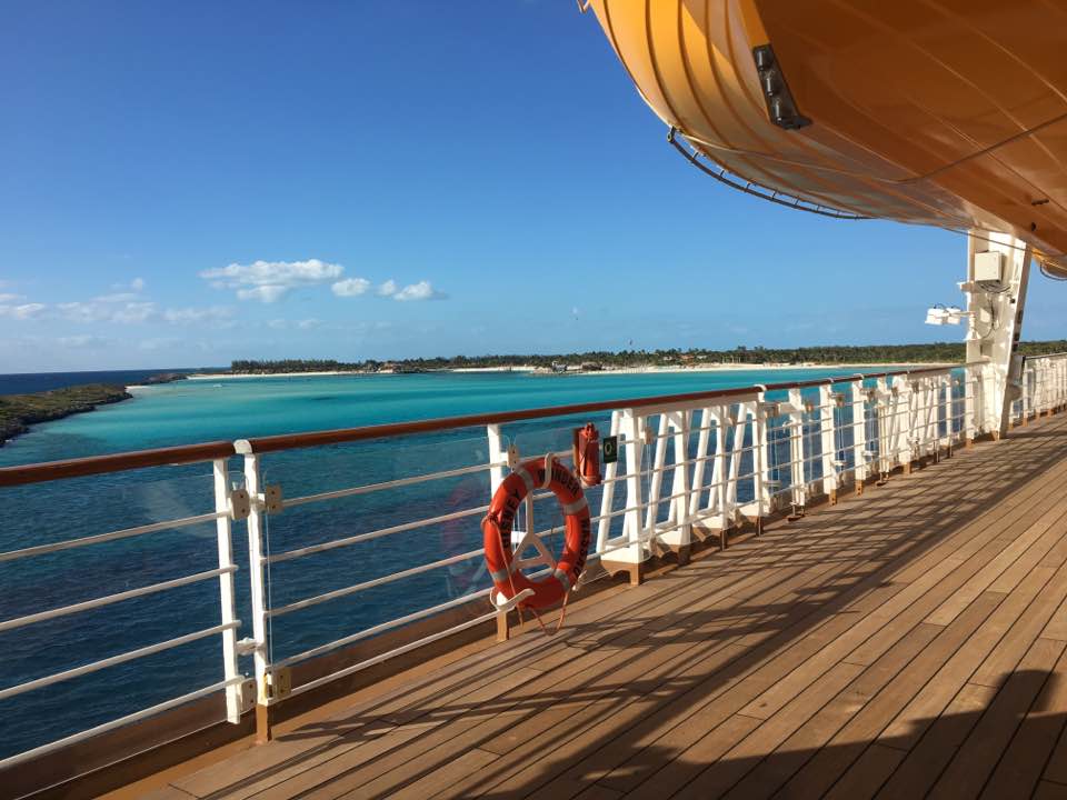 View from cruise ship