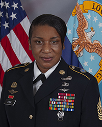 A portrait of Command Sergeant Major Tomeka N. O’Neal A portrait of Command Sergeant Major Tomeka N. O’Neal