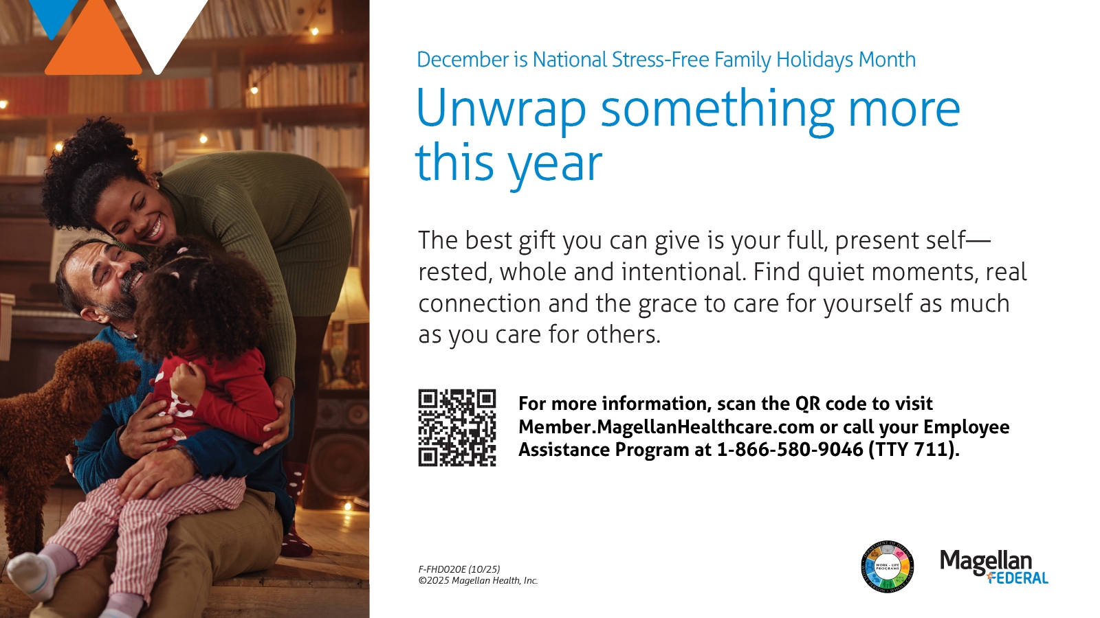 December is National Stress-Free Family Holidays Month