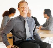 Man sitting in a wheelchair