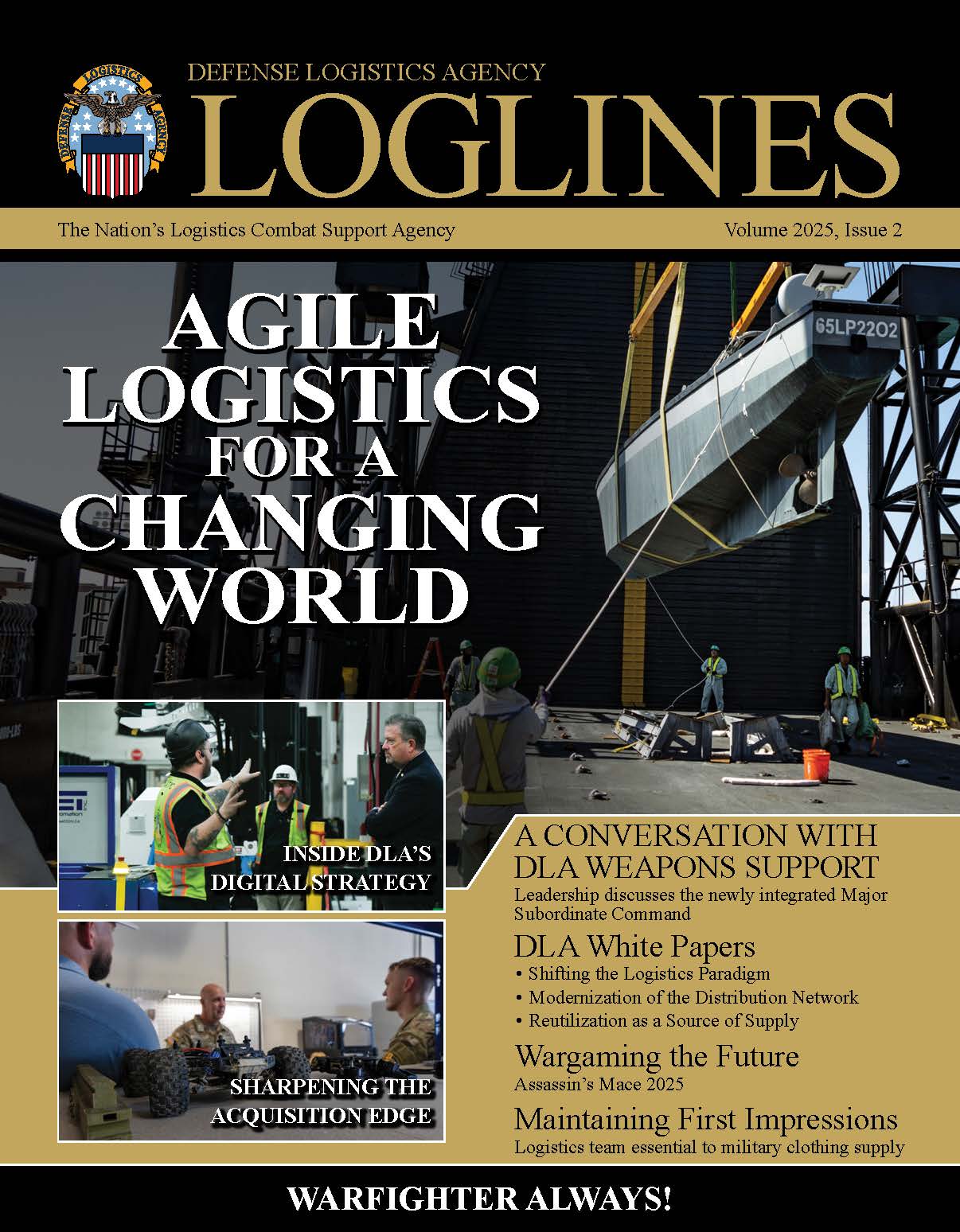 Cover image for the 2025, Volume 2 edition of Loglines Magazine