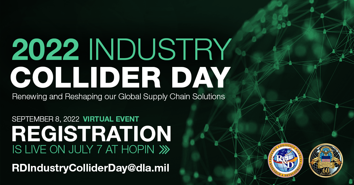 Abstract poster for the 2022 Industry Collider Day September 8, 2022