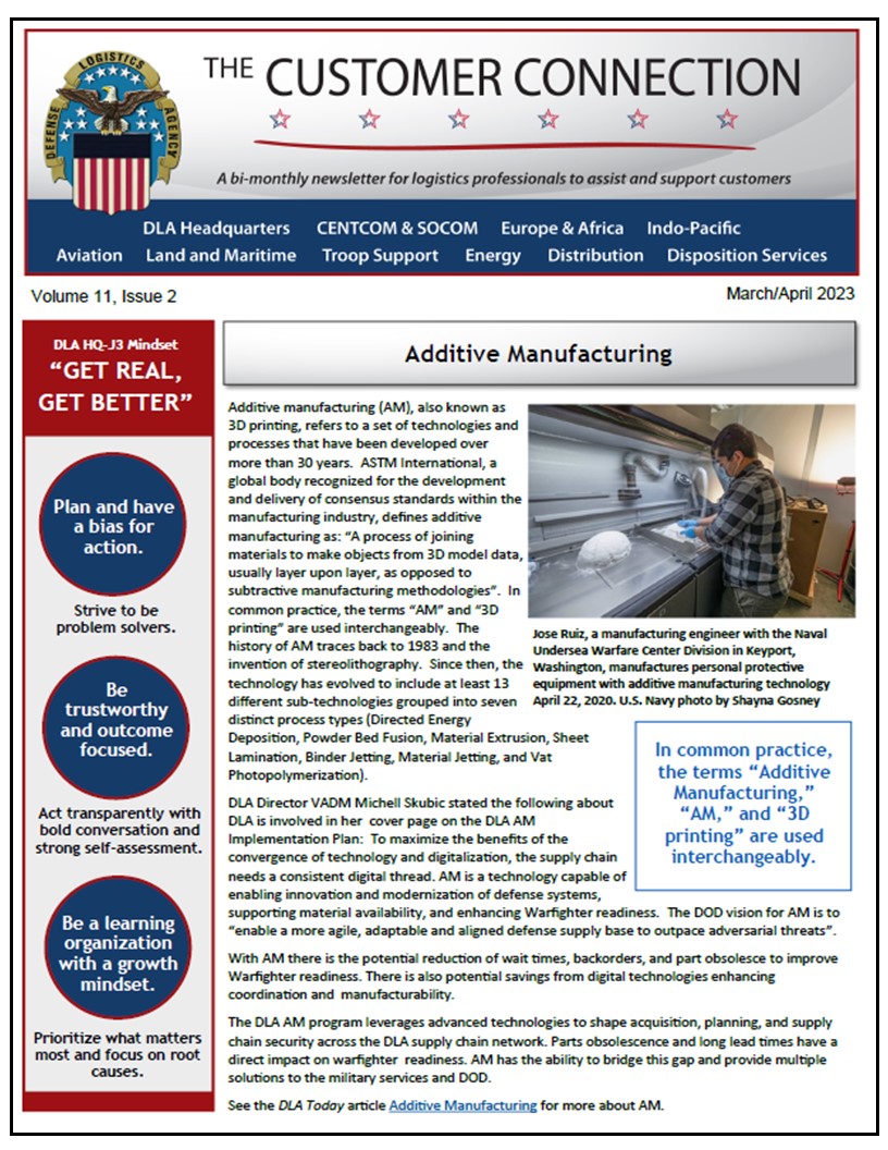 Customer Connection Newsletter Thumbnail Customer Connection Newsletter Thumbnail