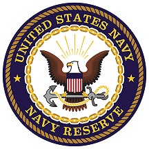 This emblem of the Navy Reserve seal is not clickable